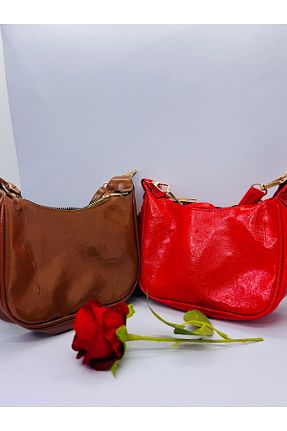 کیف دستی قهوه ای زنانه چرم مصنوعی shop - کد 941270008