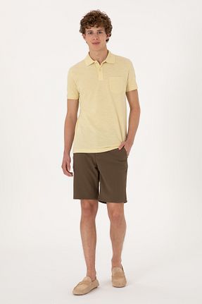 شلوارک و برمودا قهوه ای مردانه بافتنی U.S. Polo Assn. - کد 941196143