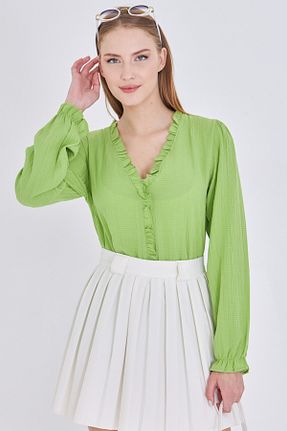 بلوز سبز زنانه ساده armonika - کد 941224348