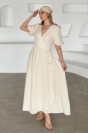 لباس بژ زنانه بافتنی Olcay - کد 941225570