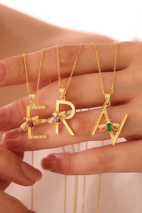 گردنبند نقره رنگی زنانه 925 عیار VAOOV - کد 941226275