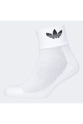 جوراب سفید زنانه پنبه ای adidas - کد 692315961