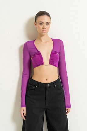 بلوز رنگی زنانه ساده Kikiriki - کد 941269297