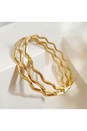 النگو زرد زنانه 22 عیار CASELN - کد 941287286