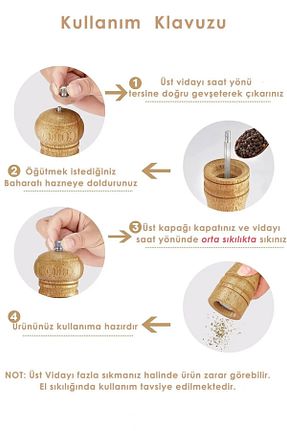 آسیاب قهوه و ادویه قهوه ای چوب Golden Era - کد 941275437