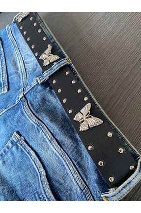 کمربند مشکی زنانه چرم مصنوعی Aksabeltchokers - کد 941347484