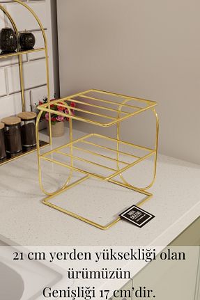 نظم دهنده کمد زرد فلزی mba decor metal bending art - کد 941319267