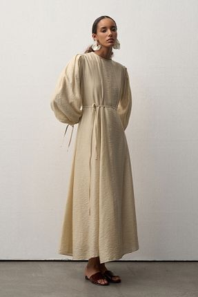 لباس بژ زنانه بافتنی mathilda store - کد 941319403