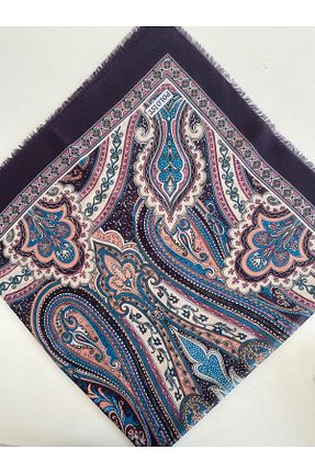 روسری بنفش پنبه ای poloist - کد 941319554