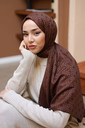 شال زرشکی زنانه ویسکون Silk Home - کد 835434228