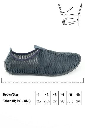 کفش ساحلی طوسی زنانه پارچه ای Gezer - کد 941384815