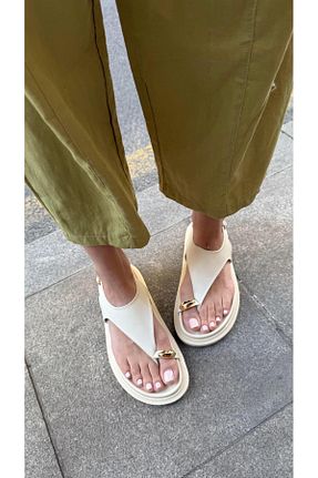 صندل رنگی زنانه پاشنه کوتاه (1 - 4 سانتی متر) Eataly Shoes - کد 941352460