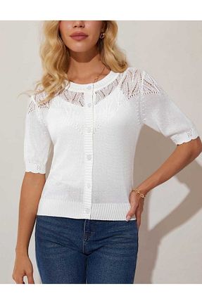 رویه سفید زنانه Relaxed youknitwear you - کد 941356412