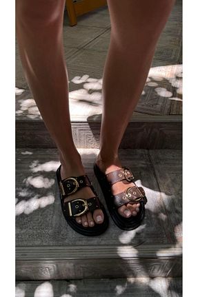 دمپائی رنگی زنانه چرم مصنوعی Eataly Shoes - کد 941350062