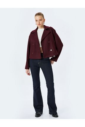 کت زرشکی زنانه اورسایز Koton - کد 941465154