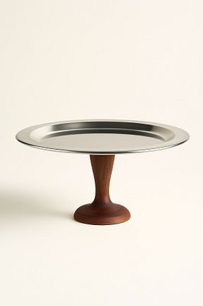 بشقاب طوسی چوب Mirilliahome - کد 941499730
