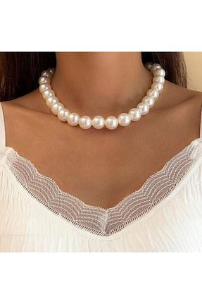 گردنبند مروارید سفید نقره TUHAM AKSESUAR - کد 941496978