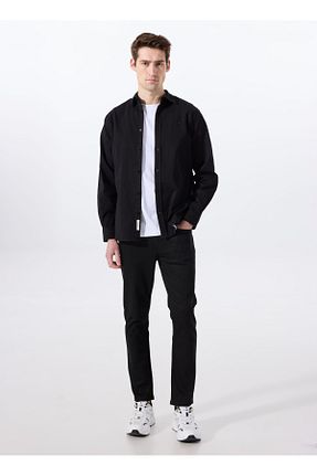 شلوار جین مشکی مردانه رگولار Mustang - کد 941557700