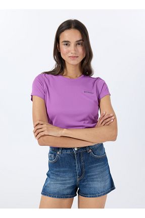 تیشرت بنفش زنانه رگولار Columbia - کد 941560702