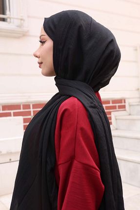 روسری مشکی ساده giyze - کد 941630740
