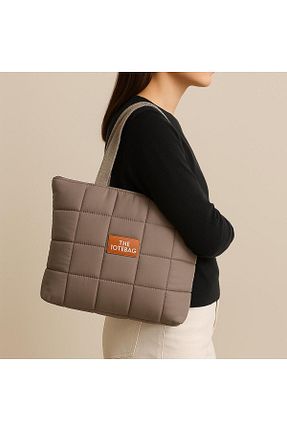 کیف دوشی طوسی زنانه پارچه ای Bambus - کد 941589402