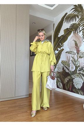 ست بالاتنه و پائین تنه حجاب رنگی زنانه رگولار Aselim Hijap Moda - کد 941625437