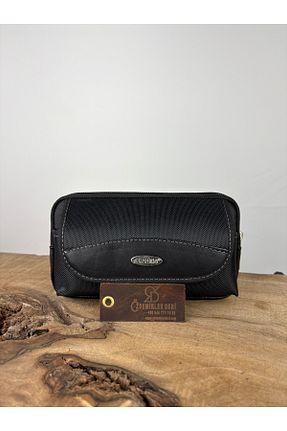 کیف کمری مشکی مردانه چرم خالص özdemirler deri - کد 941908185