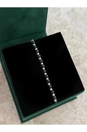 دستبند استیل (فولاد) مشکی استیل (فولاد) h&b design jewel - کد 941614968
