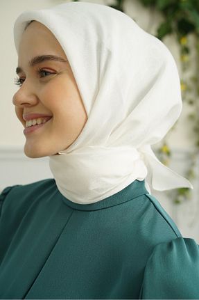 روسری سفید پلی استر ARMANDA - کد 941648453