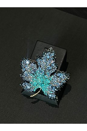 سنجاق سینه آبی فلزی fasihon - کد 941669331
