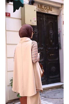 ست بالاتنه و پائین تنه حجاب بژ زنانه رگولار ESRA KEKÜLLÜOĞLU - کد 941701309