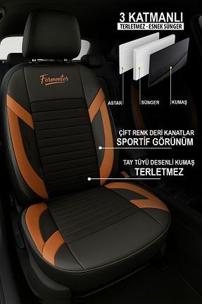 روکش صندلی خودرو نارنجی GM-DESIGN - کد 941703857