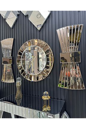 ساعت دیواری متالیک 80 x 80 QUAL - کد 941717408