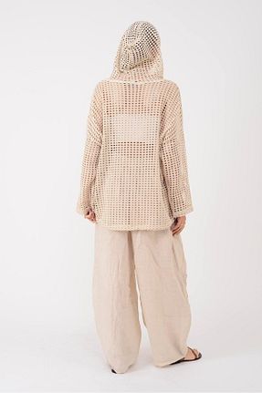 کت مشکی زنانه اورسایز Butik - کد 951743826