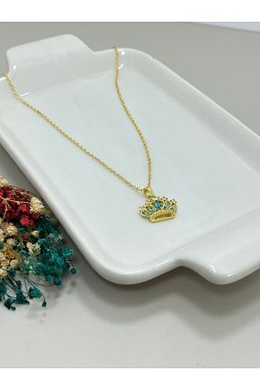 گردنبند استیل ( فولاد ) طلائی زنانه استیل (فولاد) ABLENZED - کد 941732767