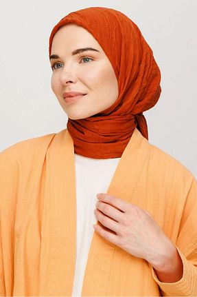 روسری زرشکی 100 x 100 MENESSA - کد 941747013