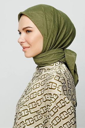 روسری خاکی 100 x 100 MENESSA - کد 941747886