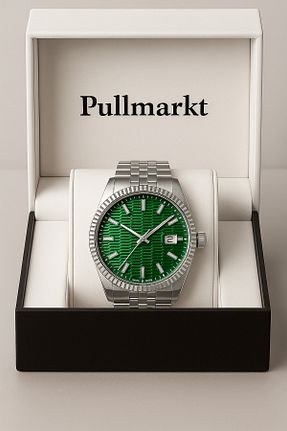 ساعت مچی طوسی مردانه 36-40 میلی متر pullmarkt - کد 941766584