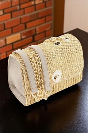 کیف دوشی زرد زنانه حصیر Pretty - کد 941773063