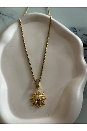 گردنبند استیل ( فولاد ) زرد استیل ضد زنگ XUPING JEWELRY - کد 941779224