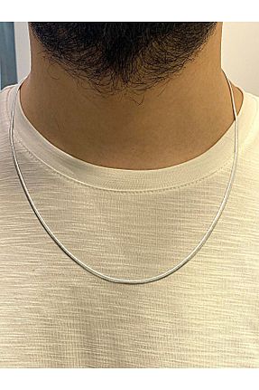 گردنبند نقره طوسی مردانه 925 عیار Siset Gümüş - کد 941781305