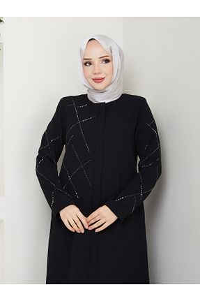 کلاه و ابایا مشکی زنانه پنبه ای Efelif - کد 941793190