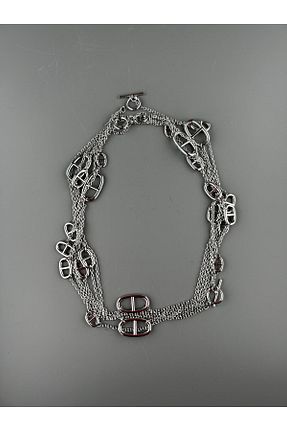 گردنبند استیل ( فولاد ) طوسی زنانه استیل (فولاد) Bennu Design Jewelry - کد 941812651