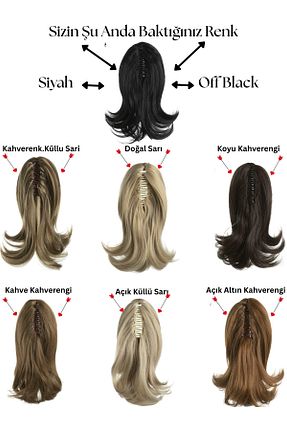 کلاه گیس مشکی زنانه YARAT - کد 941820473