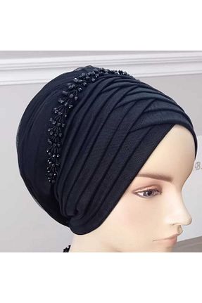 روسری مشکی پلی استر BERKE TUHAFIYE AKSESUAR - کد 941854783