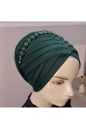 روسری سبز پلی استر BERKE TUHAFIYE AKSESUAR - کد 941853379