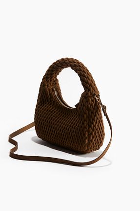 کیف دوشی قهوه ای زنانه H&M - کد 941855748