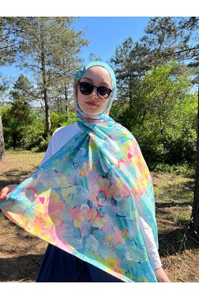 شال رنگی زنانه پنبه ای YILDIZ SCARFS - کد 941859285