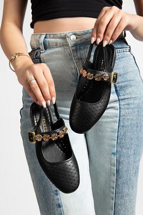 بابت مشکی زنانه چرم لاکی Genetti - کد 941886162