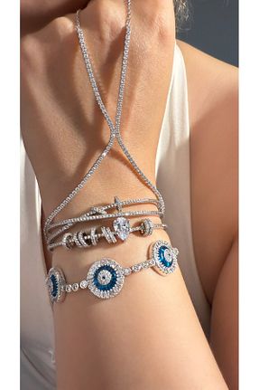 دستبند نقره زنانه 925 عیار Luna Argento - کد 941886489